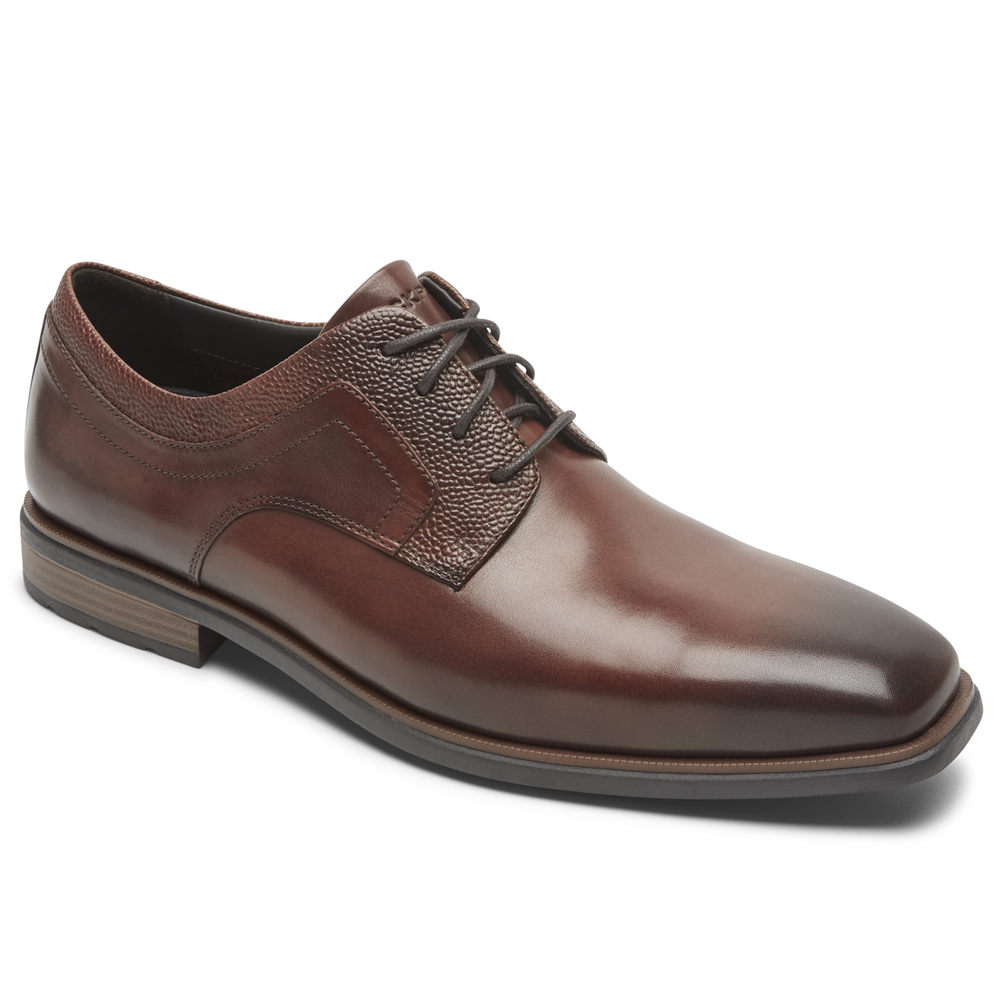 Rockport Oxfords Herre Brune - Farrow Plain Toe - HABX89107